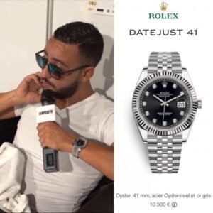 ROLEX DATE JUST BLACK DIAL WITH DIAMONDS