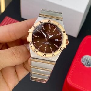 OMEGA CONSTELLATION WATCH FEATURING A STAINLESS STEEL AND GOLD COMBINATION ????????????????