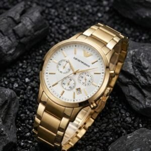 Emporio Armani Classic Gold White