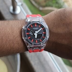 G-shock Red Silicon Premium Watch