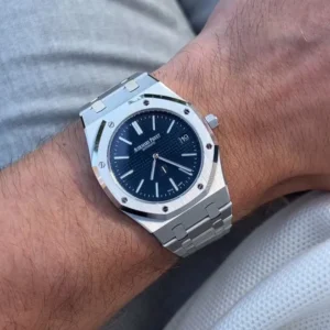 Audemars Piguet AP Royal Oak Silver Blue Metal AUTOMATIC