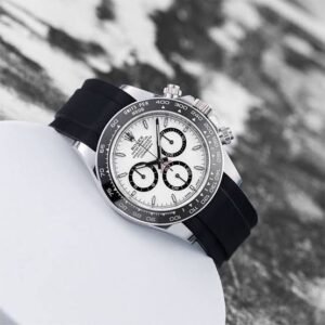 Rolex Daytona Panda Rubber Strap