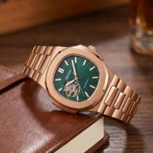 SEIKO NAUTIKO  Mod Nautilus – Luxury Inspired Automatic Watch (MASTERCOPY EDITION) (GREEN)