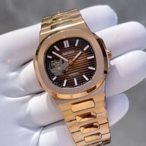 SEIKO NAUTIKO  Mod Nautilus – Luxury Inspired Automatic Watch (MASTERCOPY EDITION) (BROWN)