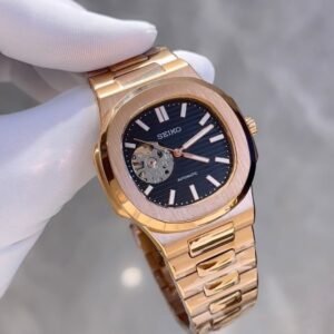 SEIKO NAUTIKO Mod Nautilus β Luxury Inspired Automatic Watch (MASTERCOPY EDITION) (BLACK)
